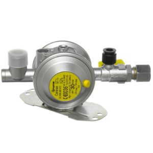 Truma Bulkhead Regulator 8mm GOK 0129471 -  30mbar GOK with Test Point