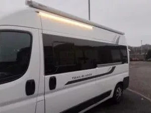 DUCATO, BOXER, RELAY, SLIDING DOOR LED LIGHT RAIN DRIP GUTTER GUARD