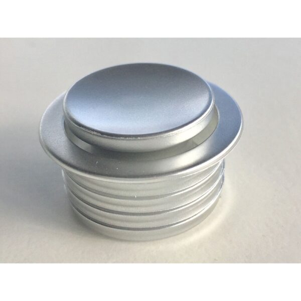 Swift Caravan/Motorhome Round Push Button Handle Set in Matt Chrome - Image 2