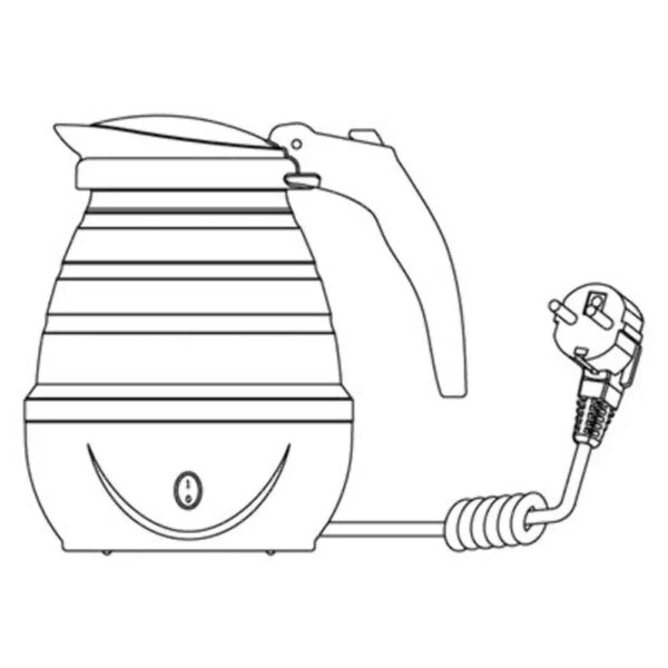 Braunton Collapsible Kettle (0.5L) Camping Caravan Motorhome - Image 5