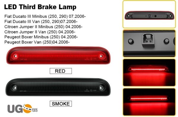 Auto Trail Expedition LED brake light Red Light Bar Style NEW TO THE UK - Image 5