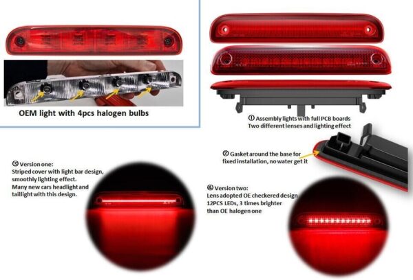 Auto Trail Expedition LED brake light Red Light Bar Style NEW TO THE UK - Image 6