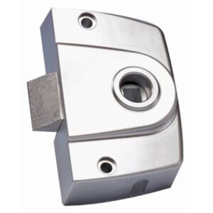 Caravan / Motorhome - Bathroom Door Catch silver Fawo T-Lock 3 Point Lock mech