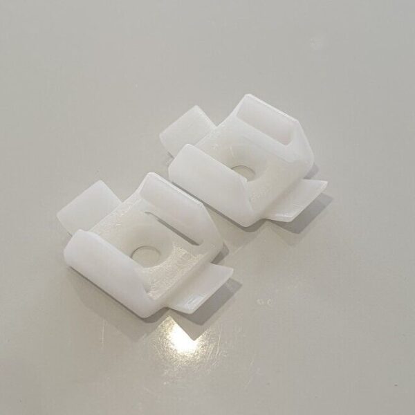 Elddis Compass Motorhome Camper Cab Curtain Rail Fixing Clips - Image 5