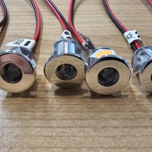 Dimatec Chrome LED 12v Mini Spot Light Recessed Motorhome Camper X6 Warm White