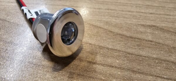 Dimatec Chrome LED 12v Mini Spot Light Recessed Motorhome Camper X6 Cool White - Image 5