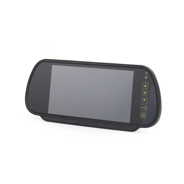 7-Inch Mirror mounted Rear-view LED monitor Twin channel with remote - Image 7