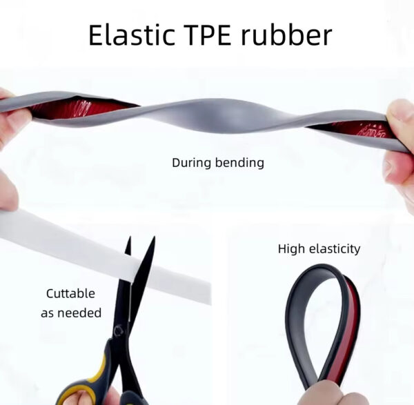 Motorhome caravan and camper Furniture  Floor Edge Banding 15mm Self Adhesive 5m - Image 3