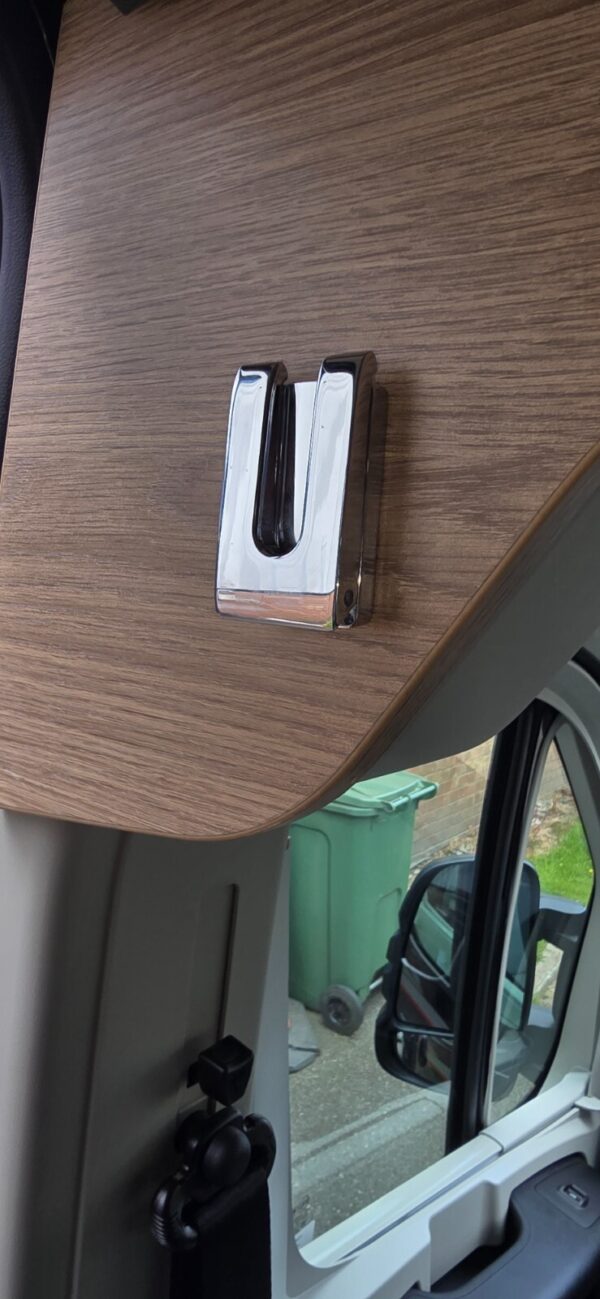 NEW STYLE Chrome Coat Towel Hook for Swift / bailey camper motorhome or caravan - Image 5