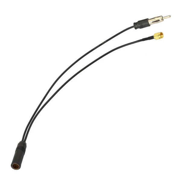 Car Radio DAB Splitter DAB Aerial SMA DIN Plug to ISO Socket Cable FM/AM Car Ant - Image 4