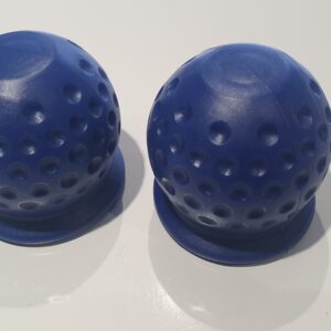 2 x 50mm Tow Ball BLUE Golf Ball Dimple Effect Towball Cover Trailer Caravan