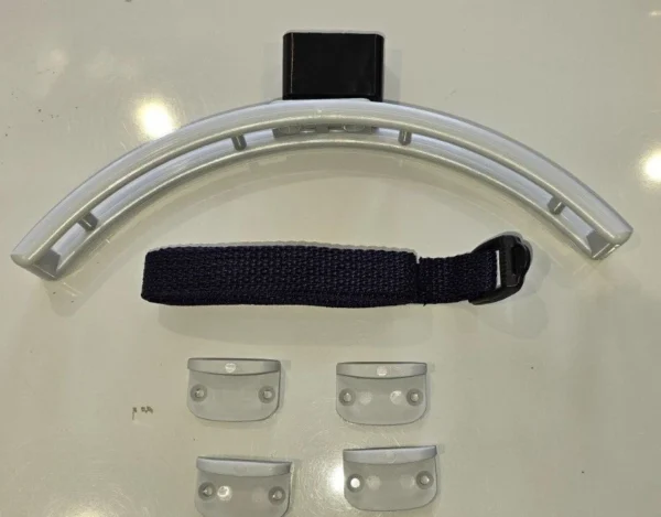 Grey Gas Bottle Holder and Securing Strap with Spacer for Caravan or Motorhome - Image 5