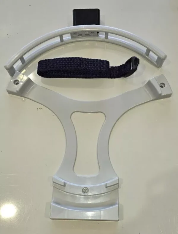 Grey Gas Bottle Holder and Securing Strap with Spacer for Caravan or Motorhome - Image 4