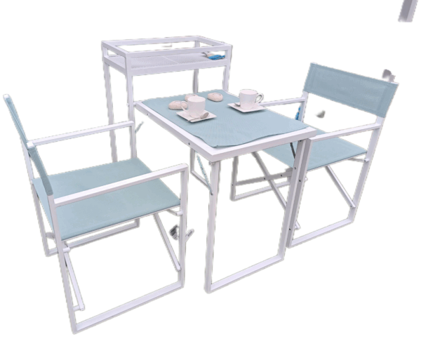 Quest Versailles Folding Garden/Balcony / Patio / Bistro Set - Image 6