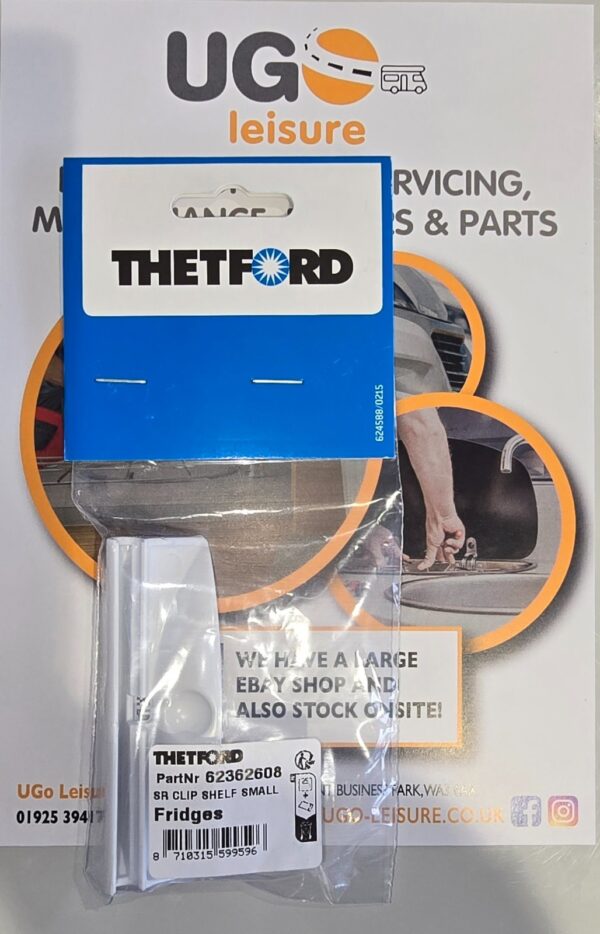 Thetford SR Shelf Clip Small  62362608 (Genuine Thetford Part)