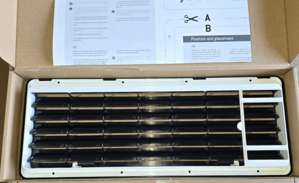 THETFORD FRIDGE COMPLETE SMALL BLACK VENT AND INNER FRAME 62445427 - Image 3
