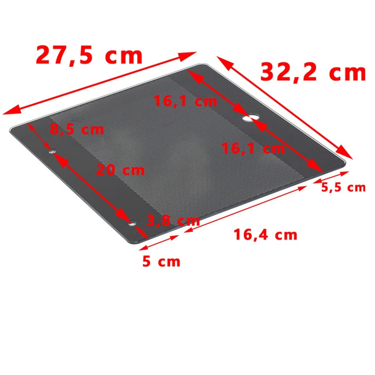 Dometic Sink lid MO9722R Small Sink Glass Cover Black 407149746 - Image 3