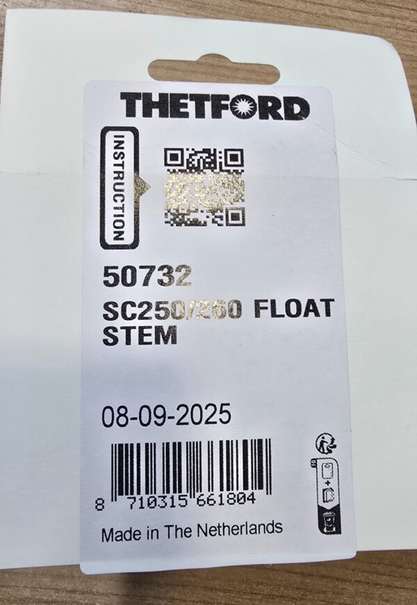 Thetford C250 C260 Toilet Cassette Float Stem Assembly Caravan Motorhome 50732 - Image 2