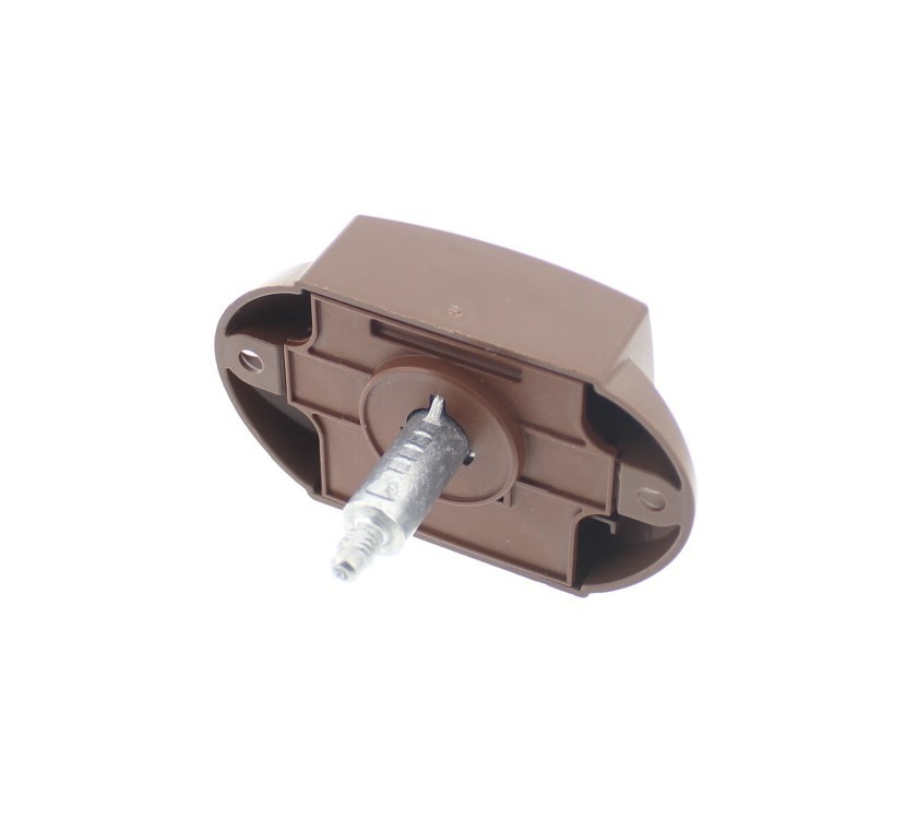 Bailey Motorhome  caravan Large Single Sided Push Lock Brown 45x55mm - Image 5